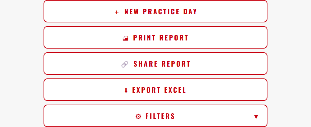 Export to Excel button in the app
